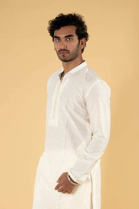 cotton white Kurta set