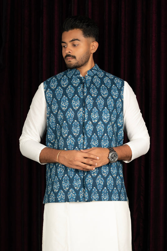 cotton navy blue Bandi