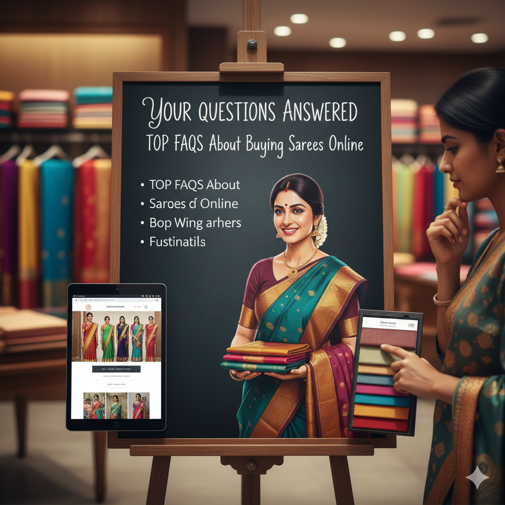 Your Questions Answered: Top FAQs About Buying Sarees Online