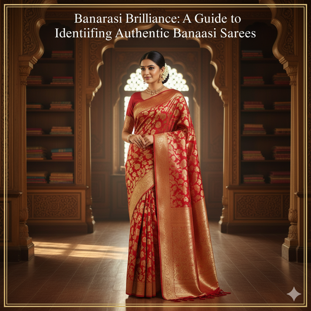 Banarasi Brilliance: A Guide to Identifying Authentic Banarasi Sarees
