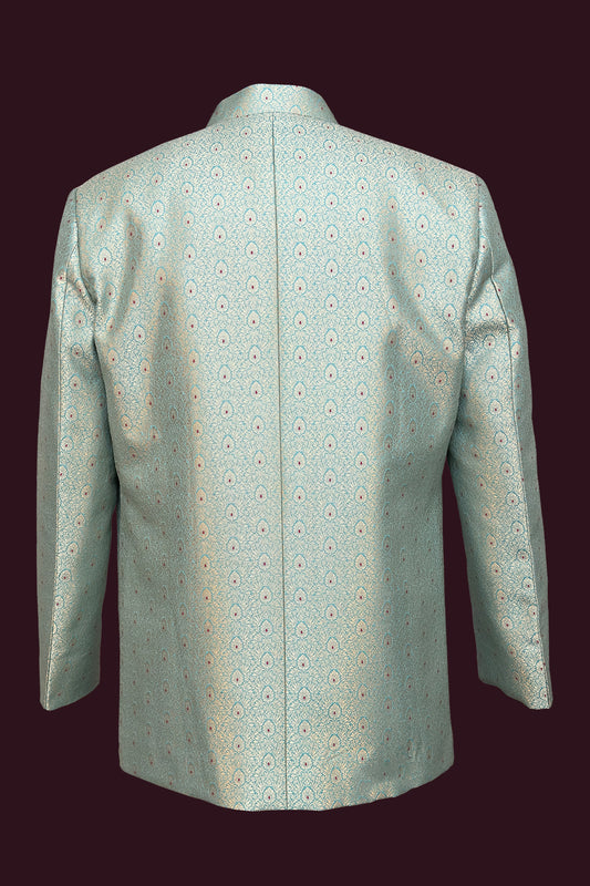 silk jungle sea green Bandagala