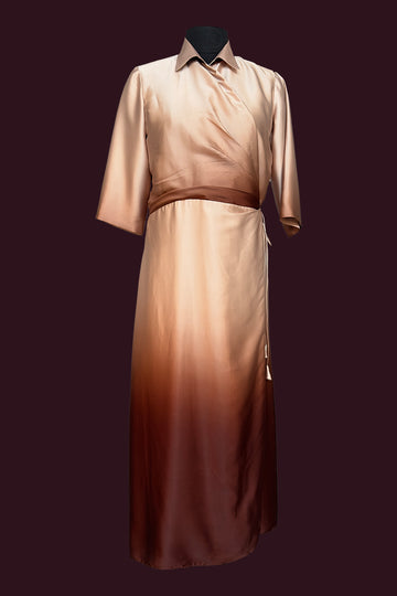 satin burgundy grape light burgundy grape Indo-westerns