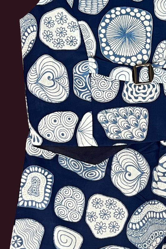 cotton light navy blue Girls Co Ord Sets