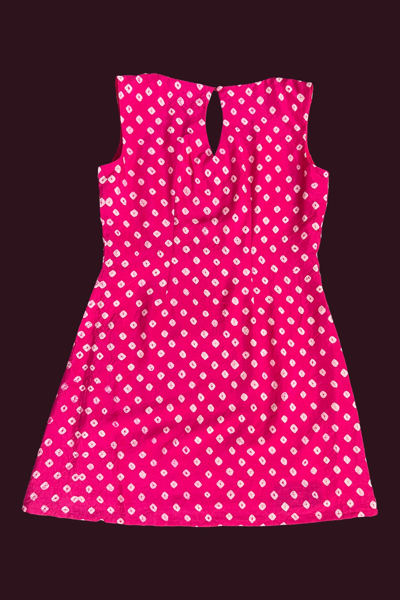 silk fuschia pink Girls Readymade Gown