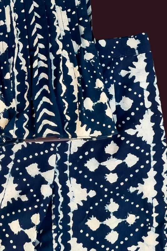 cotton light navy blue Girls Co Ord Sets