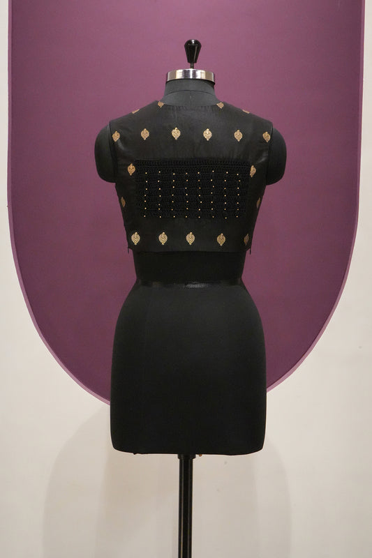 silk black blouse ready to wear