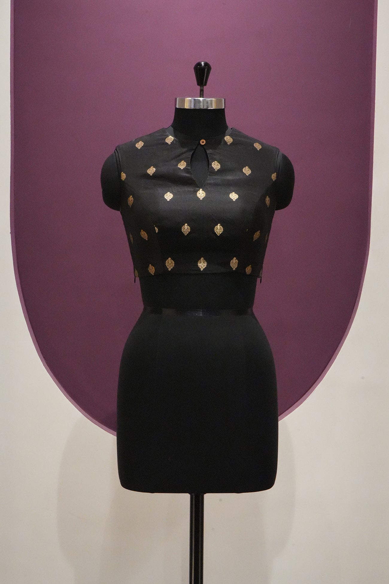 silk black blouse ready to wear