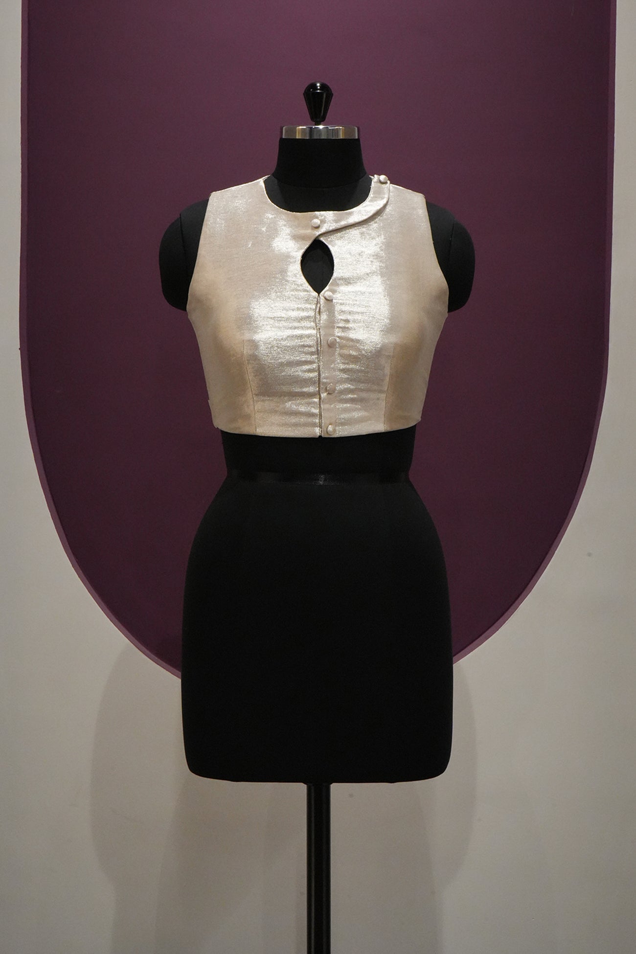 silk light grey blouse ready to wear