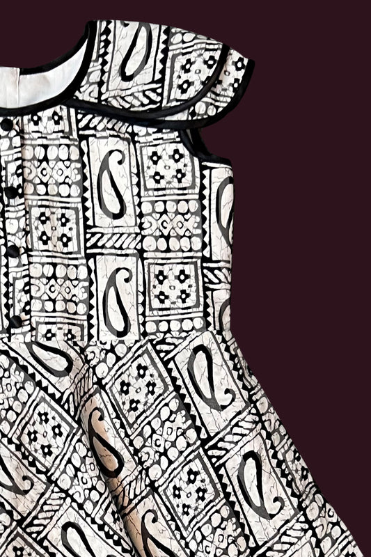 cotton white Girls Readymade Gown