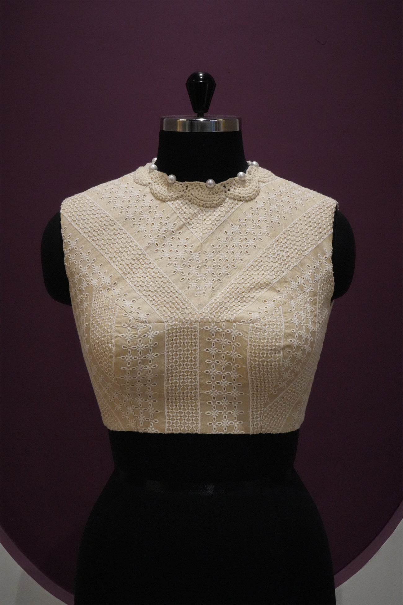 tussar natural beige tussar blouse ready to wear