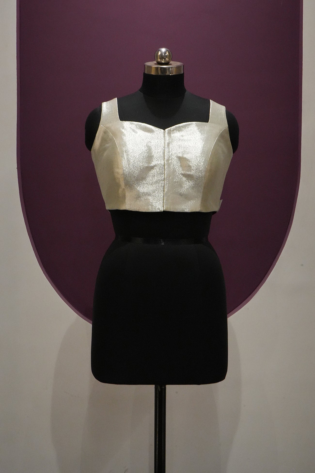 silk light grey blouse ready to wear