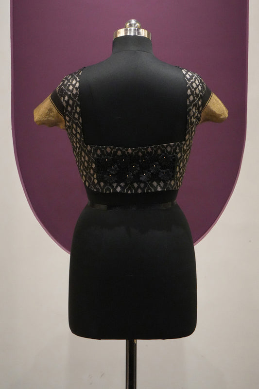 silk black blouse ready to wear