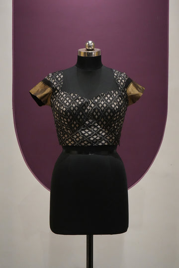 silk black blouse ready to wear