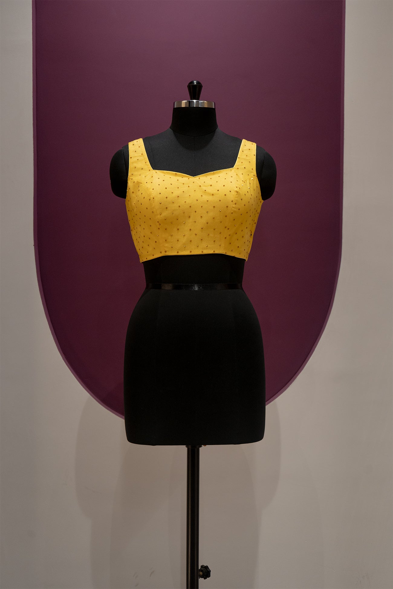 organza vanila yellow blouse ready to wear