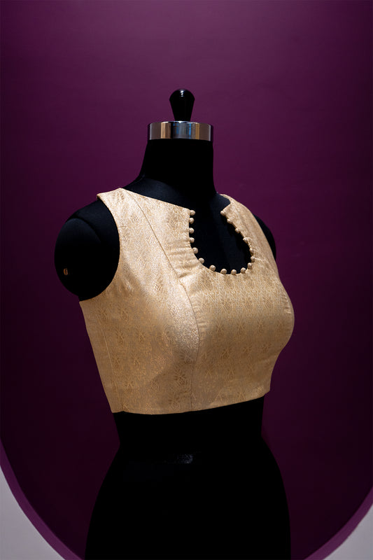 satin blush lemon yellow blouse ready to wear