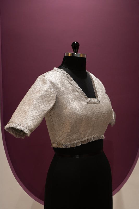 tissue light grey blouse ready to wear
