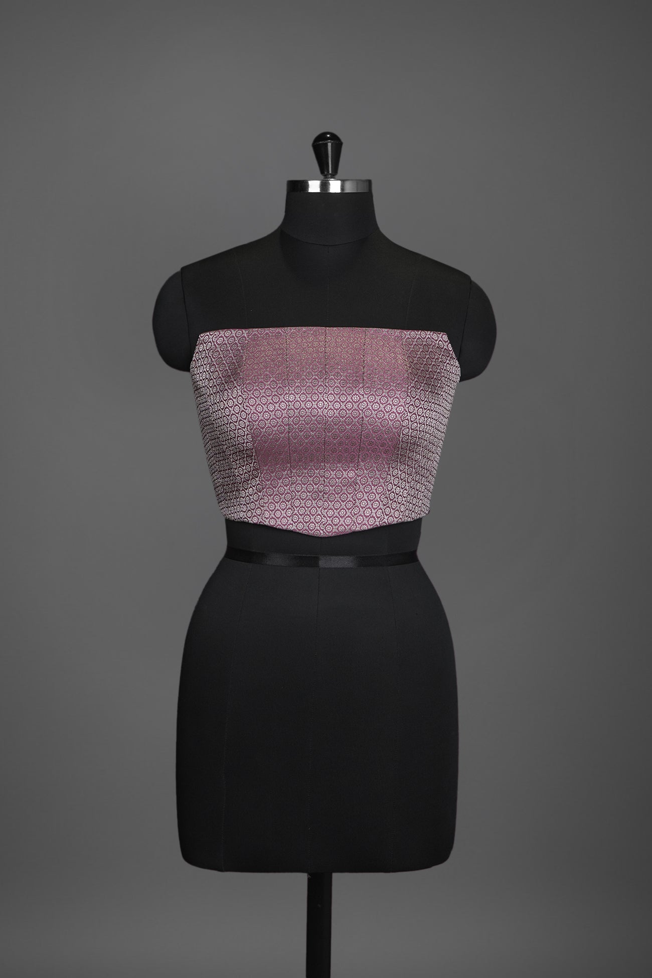 satin burgundy majenta wine blouse ready to wear