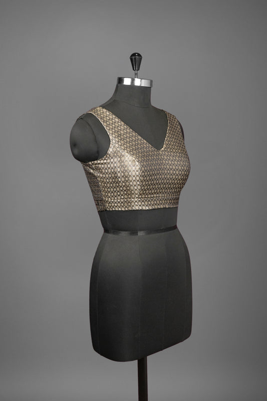 silk black blouse ready to wear