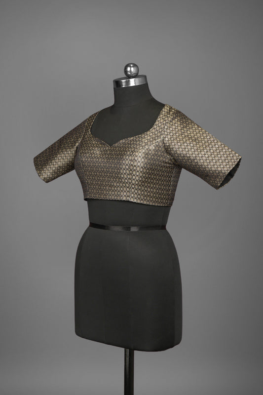 silk black blouse ready to wear