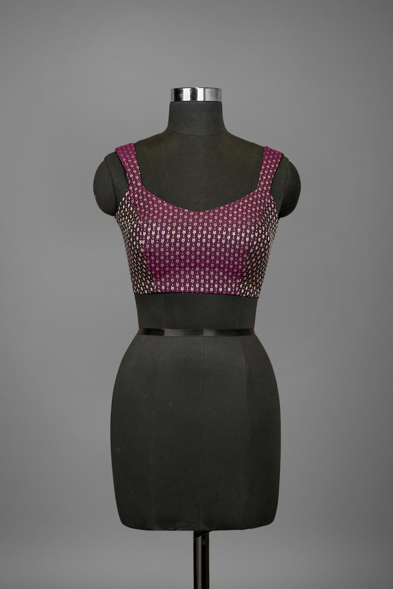 silk dark violet purple blouse ready to wear