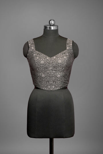 silk black blouse ready to wear