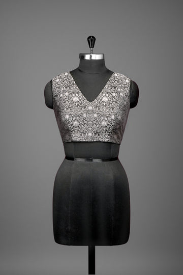 silk black blouse ready to wear