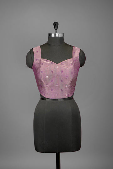 silk lavender purple blouse ready to wear